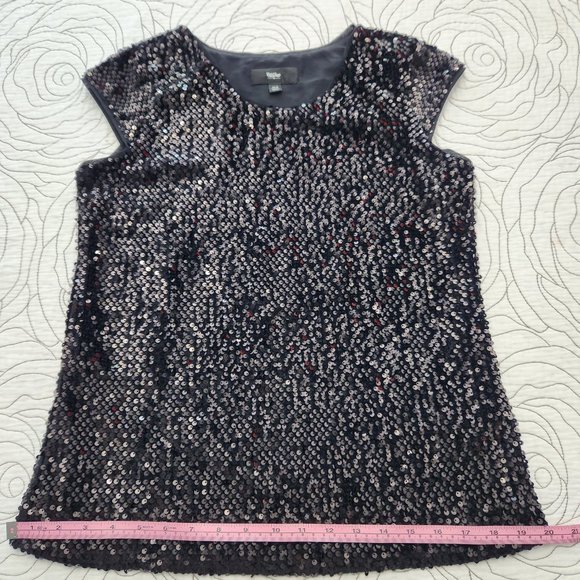 [XS] Black Sequined Mossimo Blouse - Picture 8 of 8